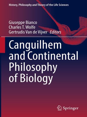 cover image of Canguilhem and Continental Philosophy of Biology